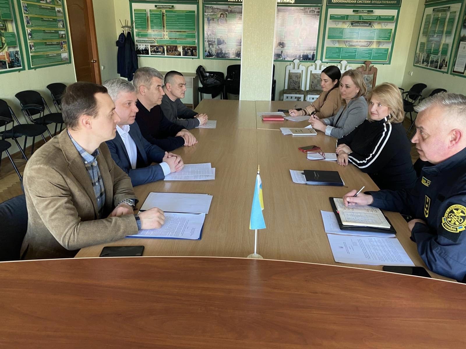 Спільна робоча нарада органів ДВС у Вінницькій області та Вінницької митниці 